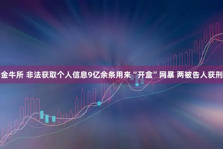 金牛所 非法获取个人信息9亿余条用来“开盒”网暴 两被告人获刑